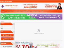 Tablet Screenshot of herfirsatburada.com